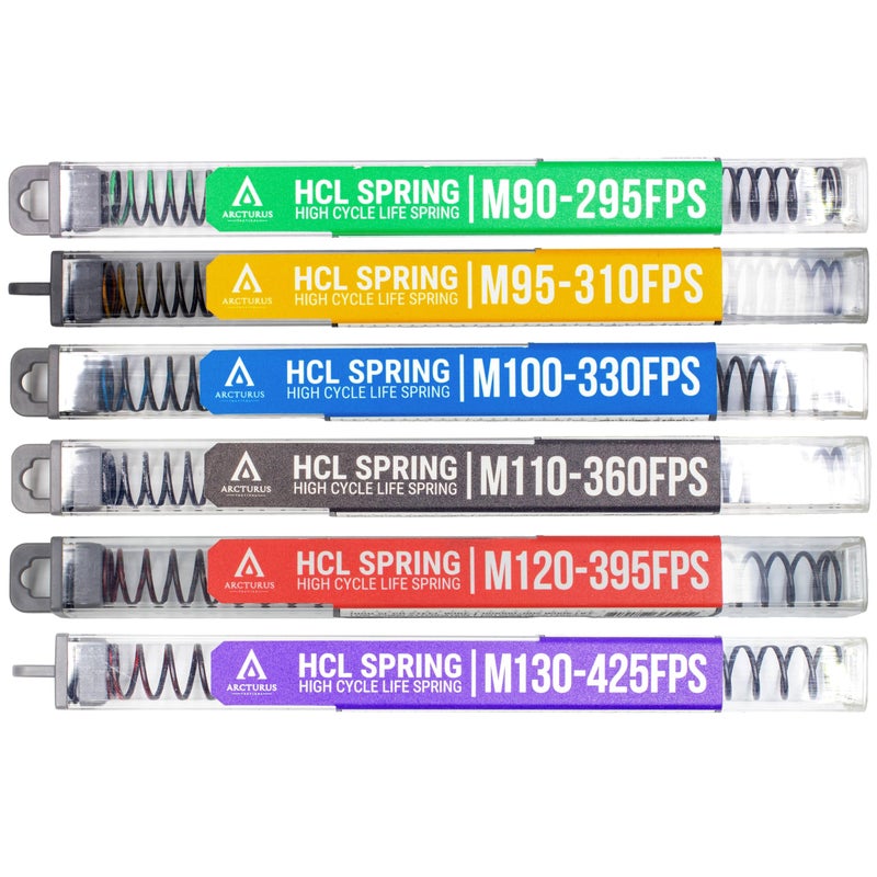 Generic Arcturus RS High Cycle Life Spring M90-M130 / 295FPS-425FPS Airsoft AEG (M120-395FPS Red)  - Image 1