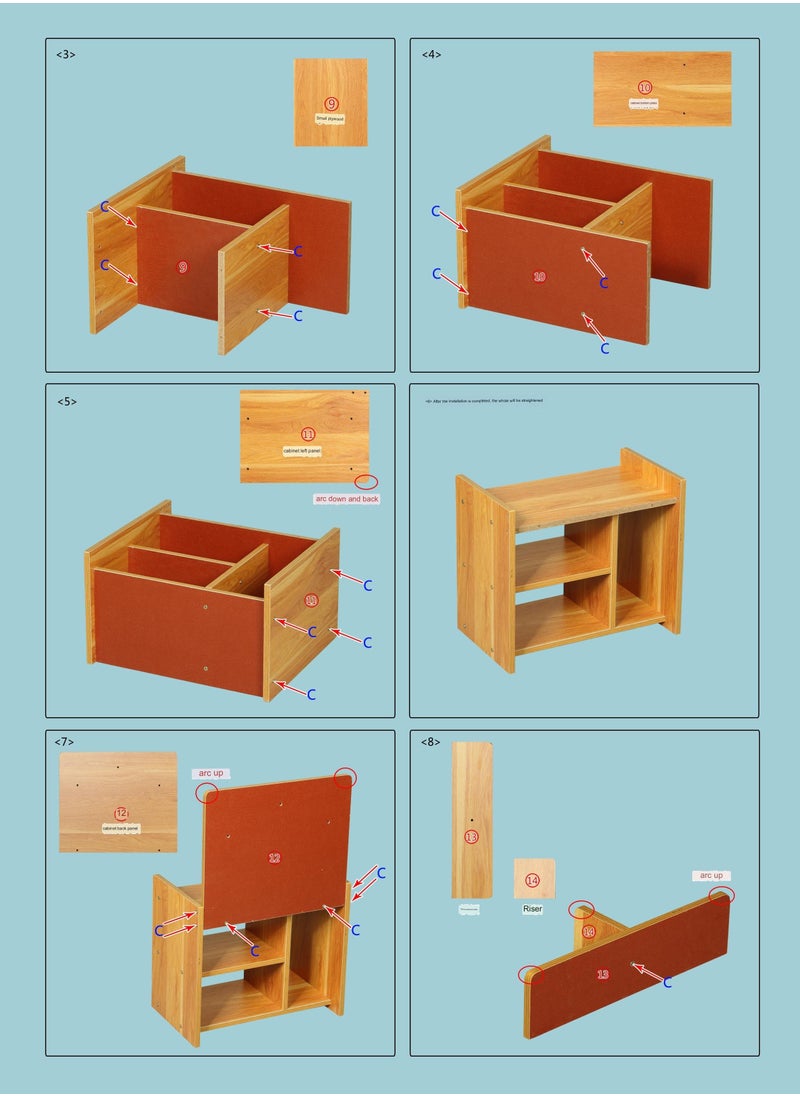 Sharpdo - Sharpdo Nightstands Home Bedside Storage Cabinet Wooden With Drawer And Shelf - Image 1