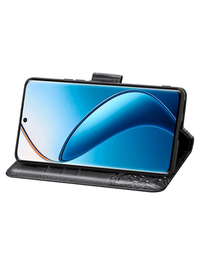 S-TOP Case For Realme 12 Pro Butterfly Love Flower Embossed Leather Phone Case - Image 4