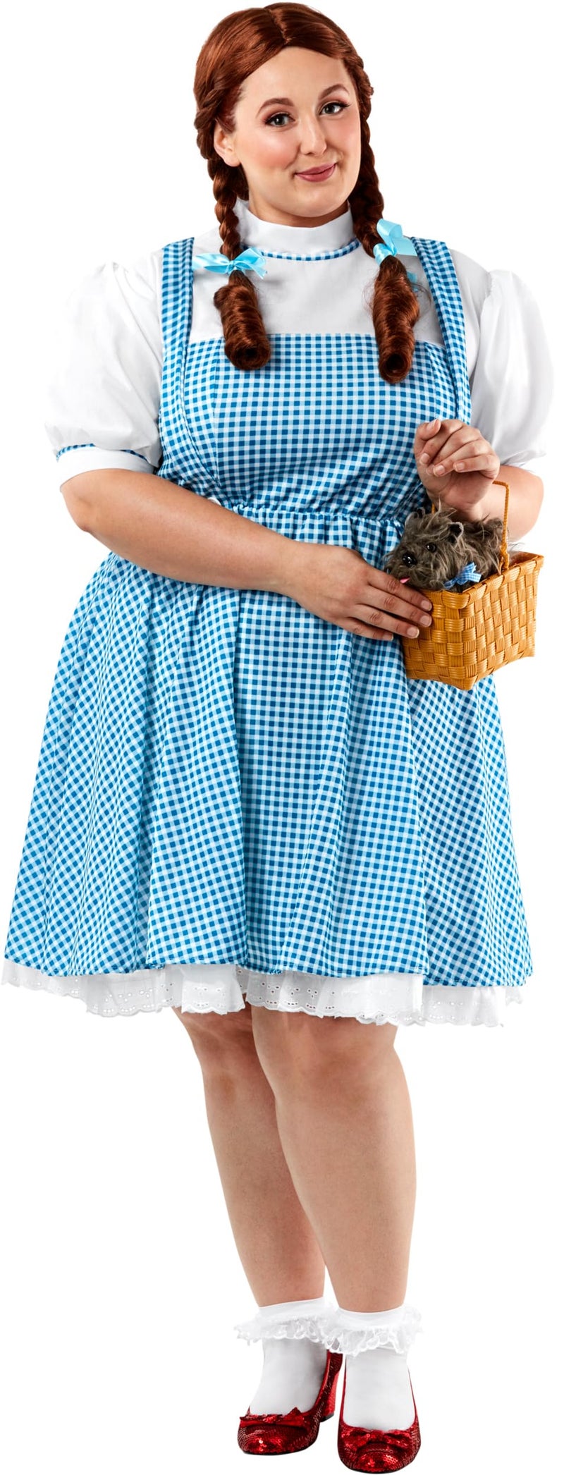Rubies The Wizard of Oz: Dorothy Costume for Teens, Girl's Teen - Image 2
