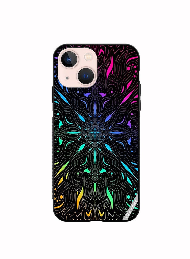 VR CREATIVE Protective Case Cover For Apple iPhone 14 Plus Mandala Design Multicolour - Image 1