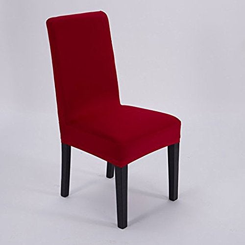 SheYang Spandex Fabric Stretch Removable Washable Dining Room Chair Cover Protector Seat Slipcovers - Image 4