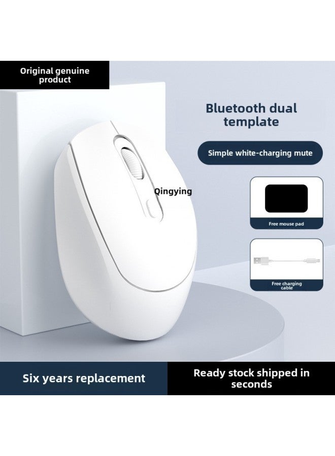 Silent Mouse Wireless Office Xiaomi Desktop For E-sports Game Rechargeable Tablet Special Notebook Bluetooth-Specification:Cool Black/wireless Version [powerful Battery Life + Battery Version Qingying—official Standard  - Image 2
