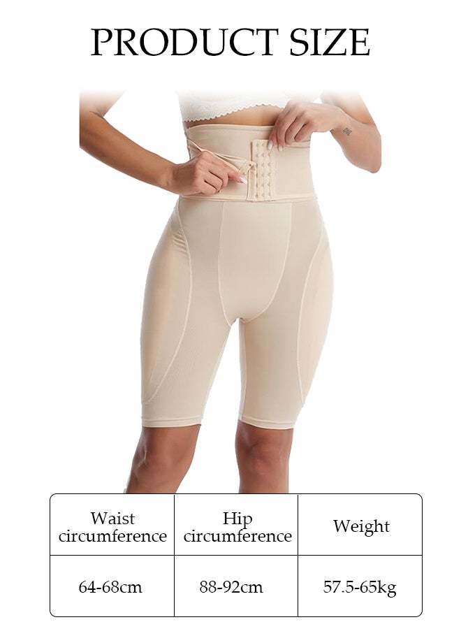 DUNISO Shapewear for Women，High Waist Trainer Corset Leggings，Postpartum Body Shaping Pants， Tummy Control High Waist Hip Lifting Leggings with Sponge Pads on Both Sides，Suitable for Daily Life and Exercise，L - Image 2
