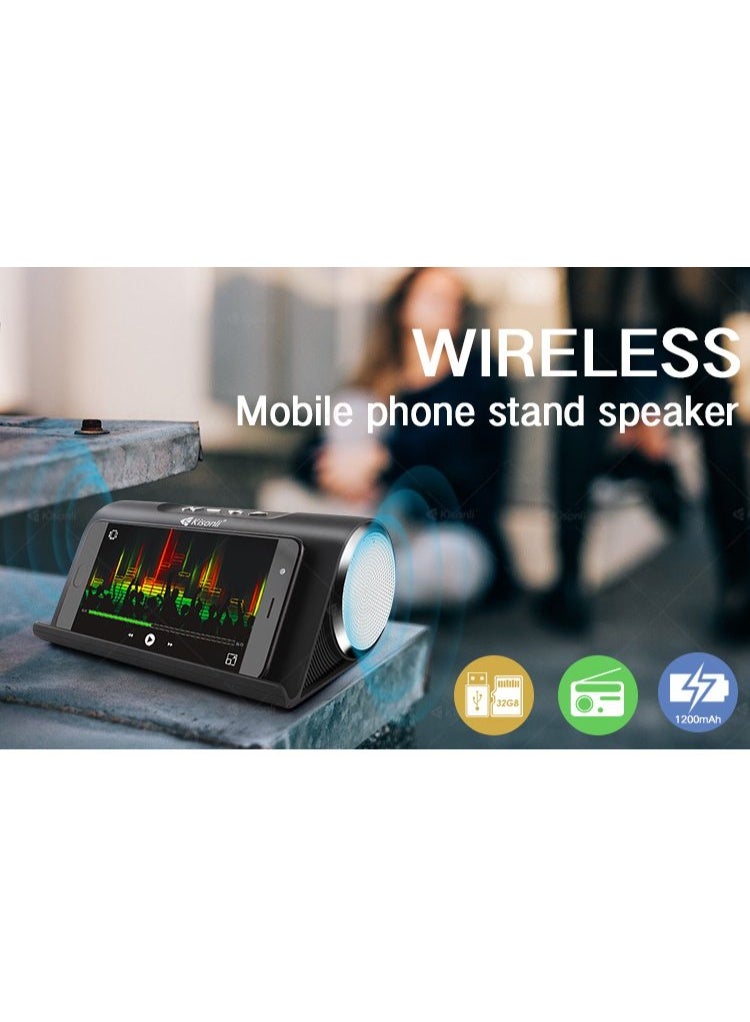 Kisonli Wireless Bluetooth Speaker Kisonli KS-1981  16W 1200mAh – FM /AUX / TF card / USB - Image 4