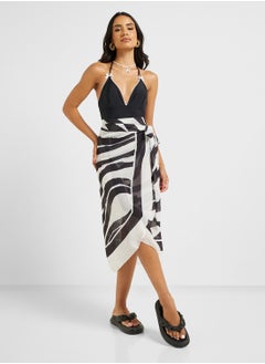 ELLA Halter Neck Swimsuit & Printed Sarong  - Image 5
