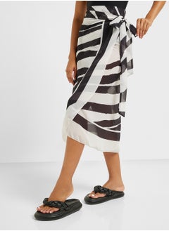 ELLA Halter Neck Swimsuit & Printed Sarong  - Image 4