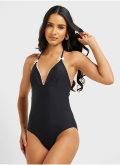 ELLA Halter Neck Swimsuit & Printed Sarong  - Image 3