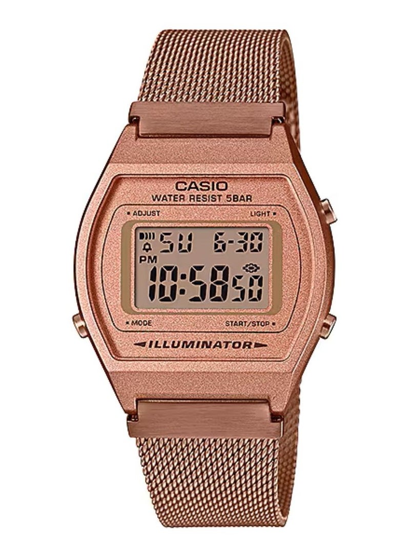 CASIO ساعة يد رقمية عتيقة للجنسين B640WMR-5ADF