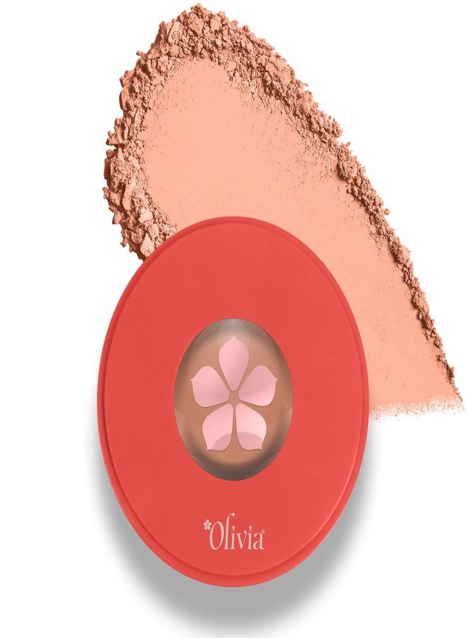 Olivia Skinsync Pan Cake 30g | Full Coverage Waterproof Makeup Base | Velvety Matte Finish | Hides Blemishes | Sweat-Resistant | UV Protection | Long-Lasting & Crease-Free Wear | 23 Peach Pie - Image 1