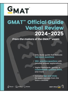 GMAT Official Guide Verbal Review 2024-2025: Book + Online Question Bank 