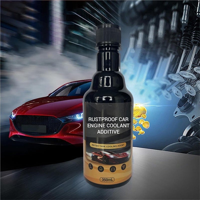 Car Engine Coolant Additive | Anti-Rust Grease Removal Agent,Engine Radiator Coolant Additive - for Drivers Beginners Professionals Technicians Repair Shop Garage - Image 2