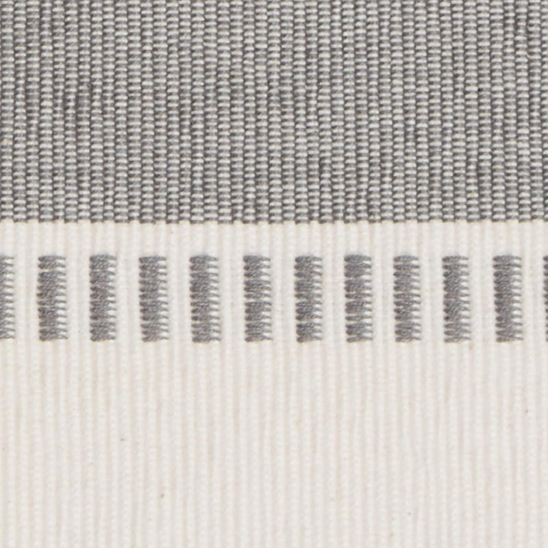 DII Dobby Stripe Woven Table Runner, 13x72 (13x77.5, Fringe Included), Cool Gray - Image 3