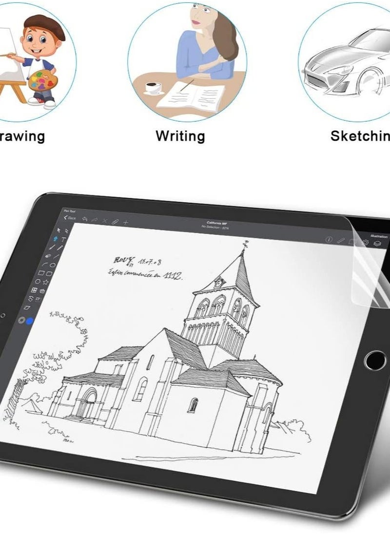 Generic - Paperfeel Paper Texture Screen Protector Compatible with iPad Mini 4/Mini5 7.9 Inch 2019, Anti Glare, Matte PET Like Paper Film for Drawing, High Touch Sensitivity with Apple Pencil, Scratch Resistant - Image 1
