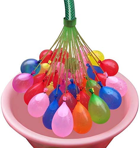 Hk Balloons Original Holi Water Balloons/Magic Balloon Maker-Fill & Tie The Whole Bunch Of In Just 60 Seconds No More Hassle (Free Tap Nozzel), Rubber, 333 Pcs Multicolor - Image 2
