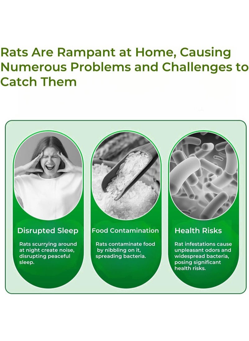 Apustim 6 Pack Mouse Rat Glue Trap，Enhanced Adhesion，Rat Snake Sticky Pads For Indoor And Outdoor Use，Easy To Set Up，Extra Large （20cm x 30cm）  - Image 3
