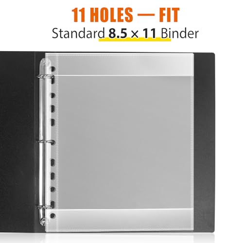 tutata Heavyweight Sheet Music Sleeves - 20 PCS Choral Folder Sleeves for Music Binder, 8.511 Sheet Protectors - Image 4