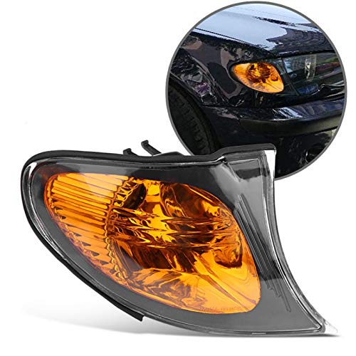 Yctze for e46 corner lights 1 Pair of E46 Corner Light Cover,Corner Light Lens Turn Signal Light Cover Yellow Lens for E46 3-Series 4DR 2002-2005 Light for 325i 2004 - Image 3