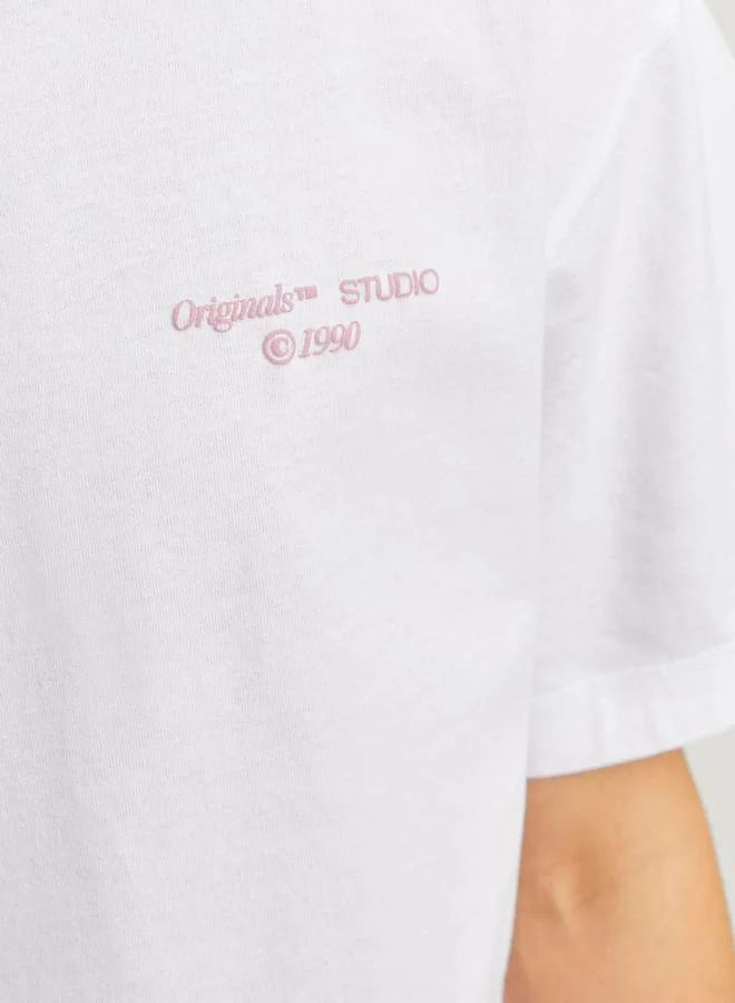JACK & JONES Oversized Back Graphic Print T-Shirt