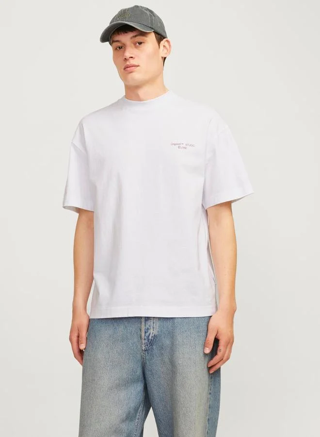 JACK & JONES Oversized Back Graphic Print T-Shirt