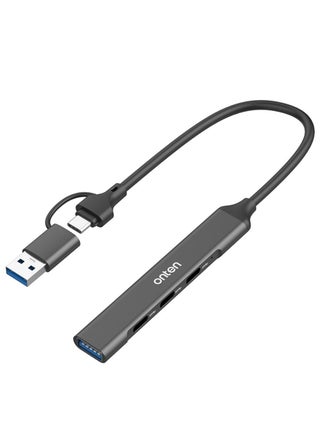 4-in-2 Smart Hub USB 3.0 X1 + USB-C X3 - Support OTG - Transfers data to the device or Charges all Devices with a transfer speed of up to 5Gbps - pzsku/Z2460F9915AB66C64C164Z/45/_/1691865728/472f8cc9-f451-4103-8883-b47efc634538