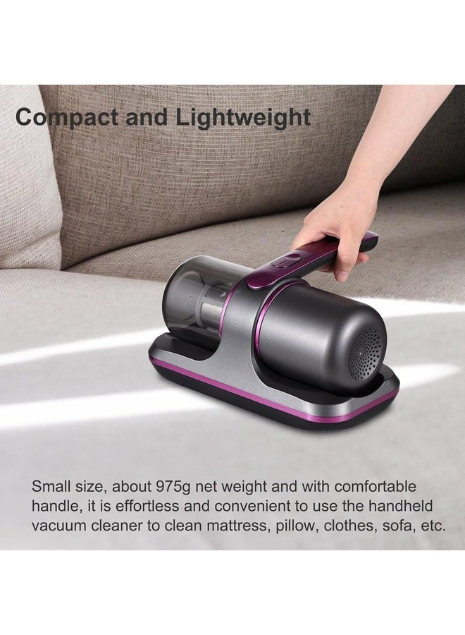 إلترازون Compact Mattress Vacuum Cleaner – 100W Handheld Cordless with UV Light, 8000Pa Suction, and 250ml Dust Collection - Image 5