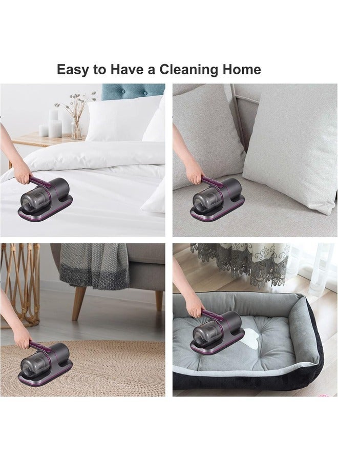 إلترازون Compact Mattress Vacuum Cleaner – 100W Handheld Cordless with UV Light, 8000Pa Suction, and 250ml Dust Collection - Image 3