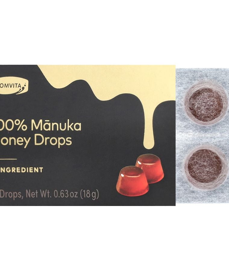 100% Manuka Honey Drops 6 Drops 0.63 oz (18 g)
