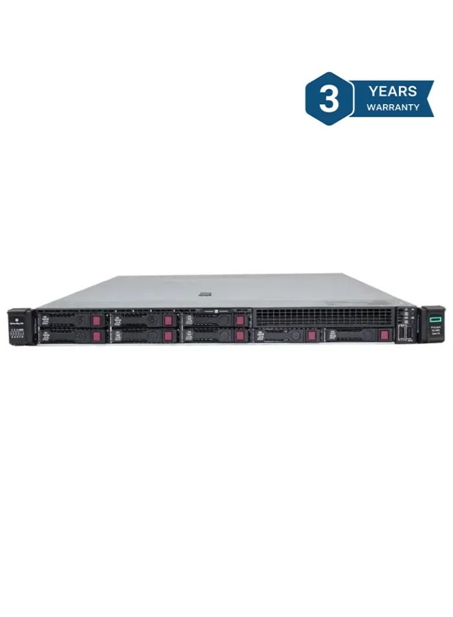 سيرفر راك HPE 360 G10 بعدد 8 فتحات SFF مقاس 2.5 بوصة، معالجين Xeon Bronze 3106، رام 8GB DDR4 ECC و2×128GB SSD، ضمان 3 سنوات