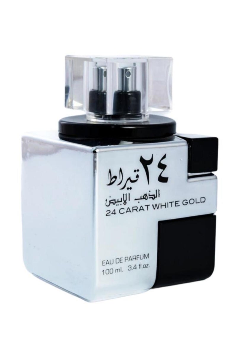 لطافة عطر قيراط الذهب الخالص عيار 24 قيراط للرجال والنساء Edp 100 مل - Image 3