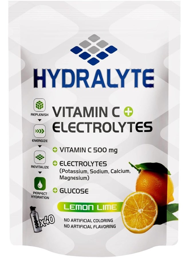 Hydralyte Hydralyte Vitamin C + Electrolyte Hydration Sports Drink Powder Mix Pouch, 800 gm  - Image 1