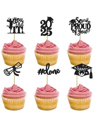 24-piece graduation cupcake decoration set, cake insert - pzsku/Z24614E0BE9877D5FE2B6Z/45/1749447731/ff370a81-8b80-4a09-a236-602e7114b3d3