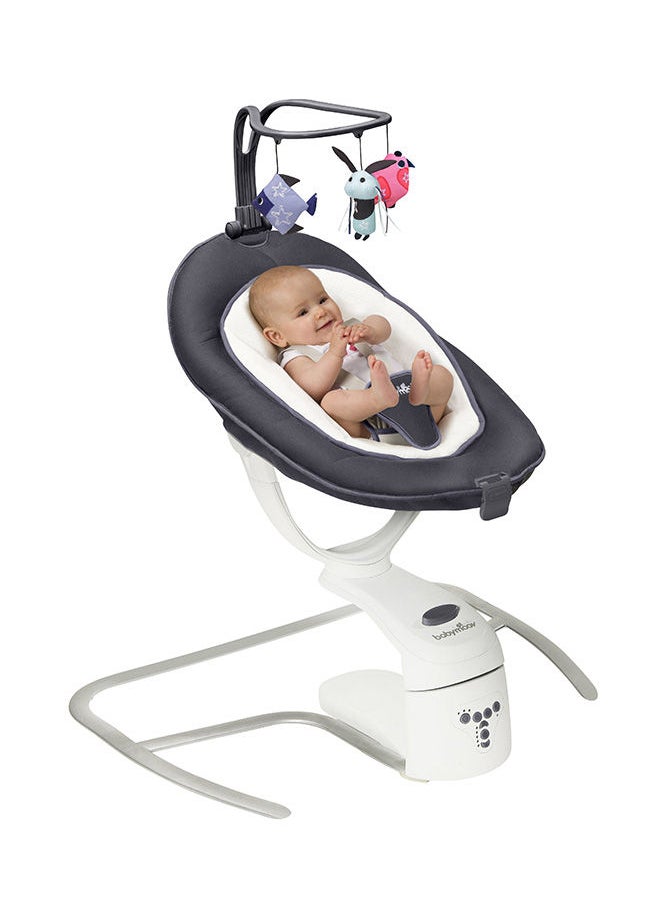 babymoov - Swoon Motion Zinc, Electric Swing, Bouncer Chair With 5 Swing Speed 360° Rotation Seat Programmable Lullabies Birth Upto 9Kgs - Image 1
