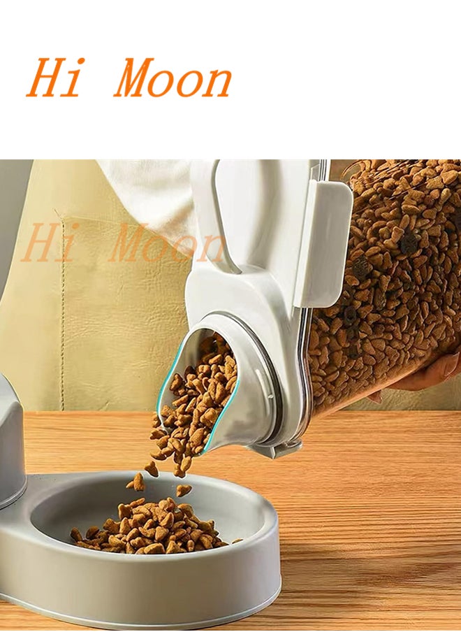 Hi Moon Kitchen Grain Dispensers, Food Bucket Transparent Rice Container, Portable Grain Storage Container Dispenser, Large Best Rice Dispenser With Visual Design, grain dispenser For Rice grain Rice 2500ml  - Image 5