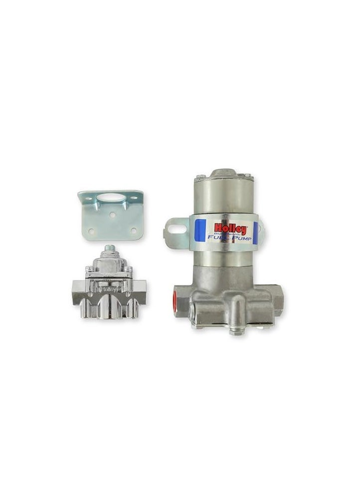 Holley 128021 110 GPH Blue Electric Fuel Pump With Regulator - Image 1