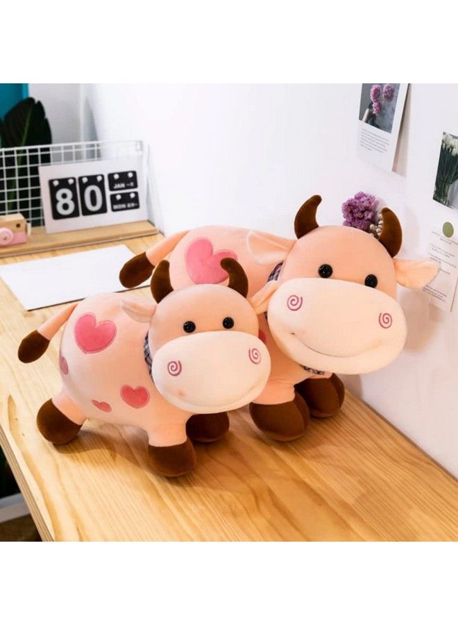 Babique Cow Tremp Plush Soft Toy Cute Kids Animal Home Decor Boys;Girls Pink (30 Cm) - Image 5