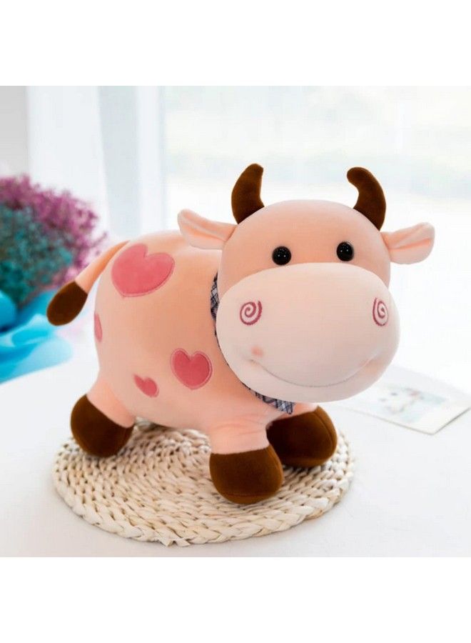 Babique Cow Tremp Plush Soft Toy Cute Kids Animal Home Decor Boys;Girls Pink (30 Cm) - Image 3