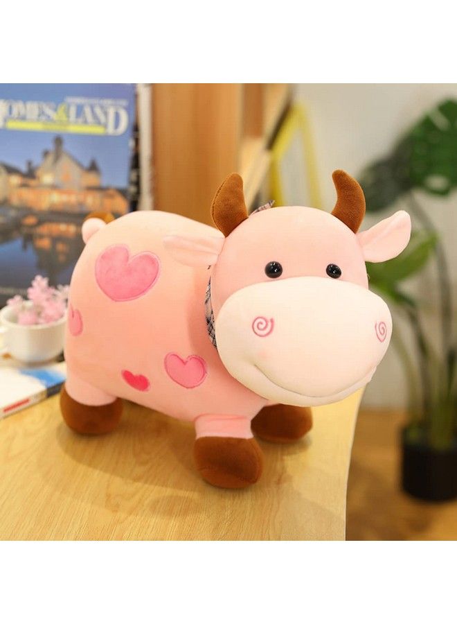 Babique Cow Tremp Plush Soft Toy Cute Kids Animal Home Decor Boys;Girls Pink (30 Cm) - Image 4