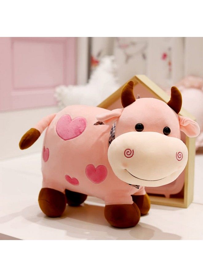 Babique Cow Tremp Plush Soft Toy Cute Kids Animal Home Decor Boys;Girls Pink (30 Cm) - Image 1