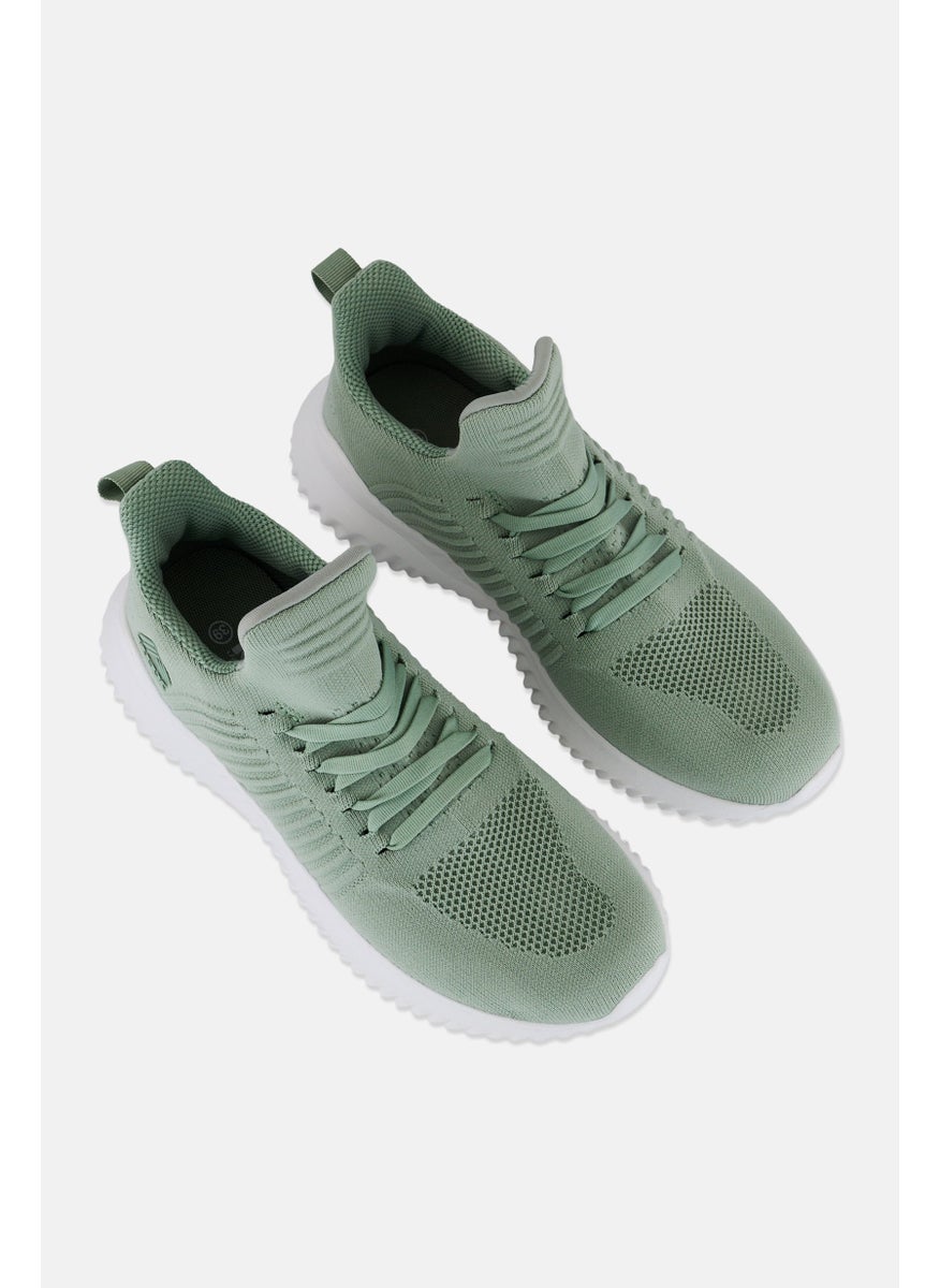 RBX - Women Lace Up Training Shoes, Sage Green - Image 1