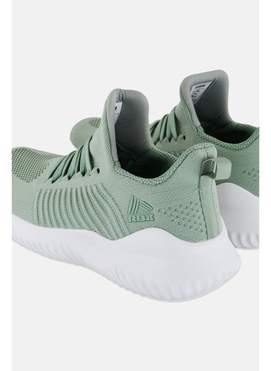 RBX - Women Lace Up Training Shoes, Sage Green - Image 1