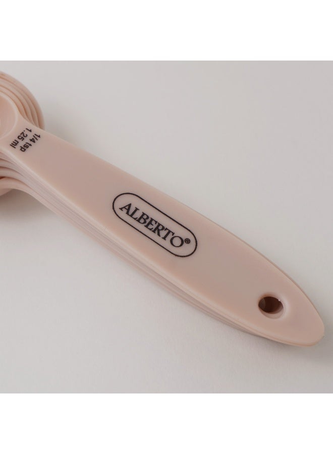 ألبرتو طقم ملاعق قياس 5 قطع، كريمي - Image 4