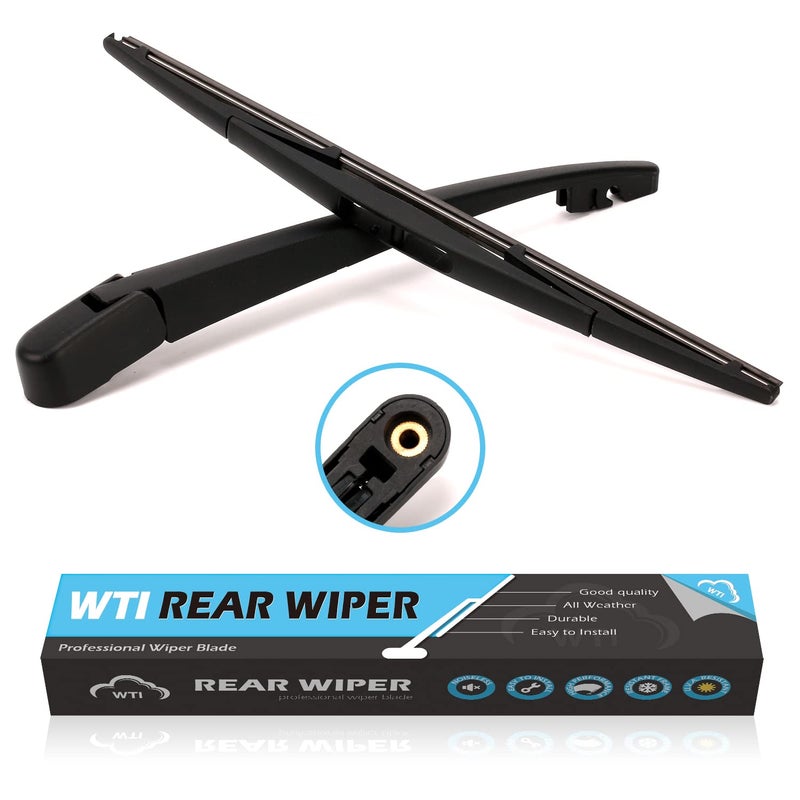 WTI Rear Wiper Arm Blade Set Compatible With Honda Odyssey 20112017 Minivan Rear Windshield Window Wiper Kits Assembly New Replacement Accessories Parts Fit 76720TK8A01