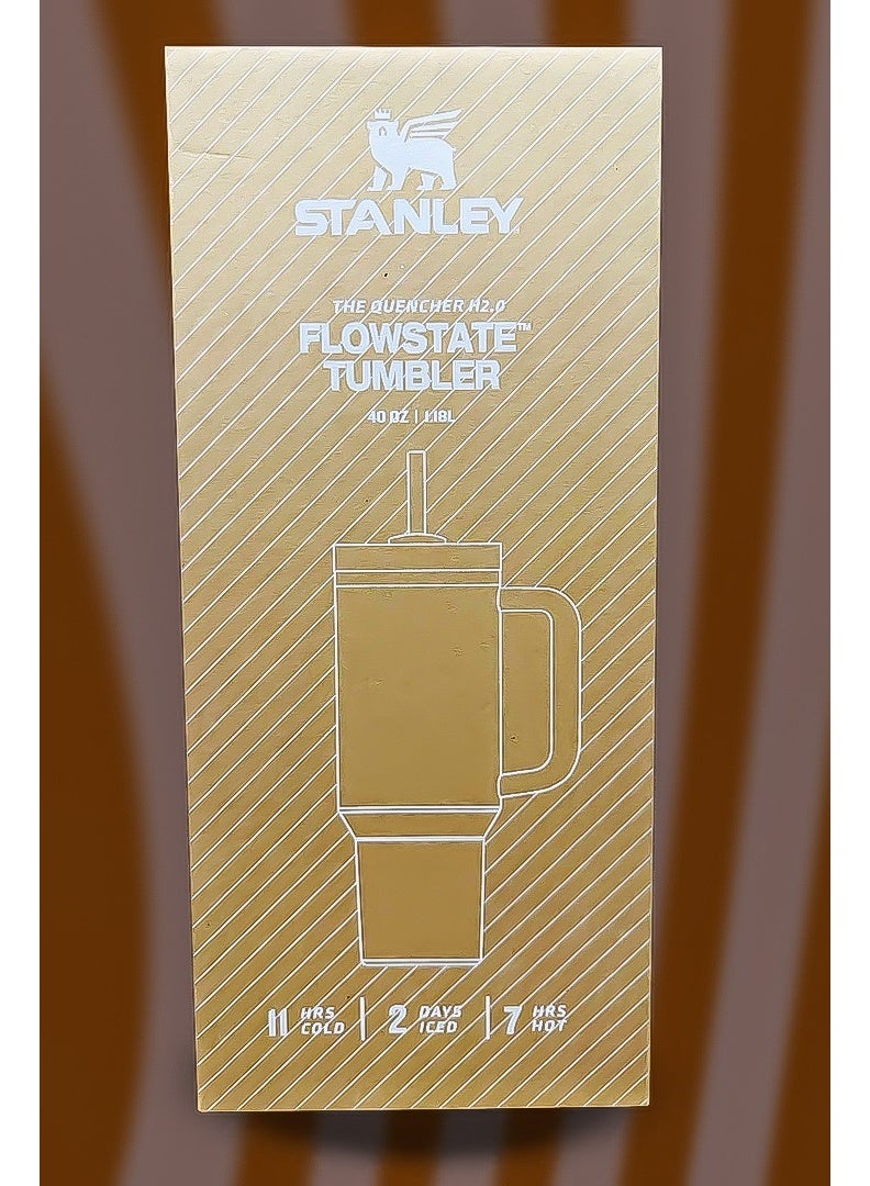 ستانلي Stanley 40oz Tumbler Limited Edition Stainless Steel Insulated Travel Cup with Reusable Straw BPA Free Eco Conscious and Dishwasher Safe Design Featuring Leak Resistant FlowState Lid Double Wall Vacuum Insulation Keeps Beverages Hot for 16 Hours and Cold for 24 Hours Slim Base Fits in Most Car Cup Holders with Rugged Ergonomic Handle for Travel Work or Outdoor Adventures  - Image 5