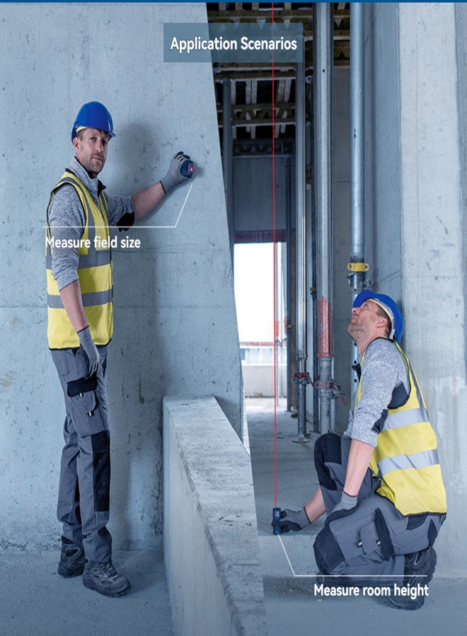 بوش مقياس المسافة بالليزر الأحمر GLM 30-23، دقة ±1.5 مم، مدى يصل إلى 30 مترًا، مقاوم للماء والغبار بمعيار IP54، صغير الحجم، مزود بزرين، حاصل على شهادة ISO. - Image 5