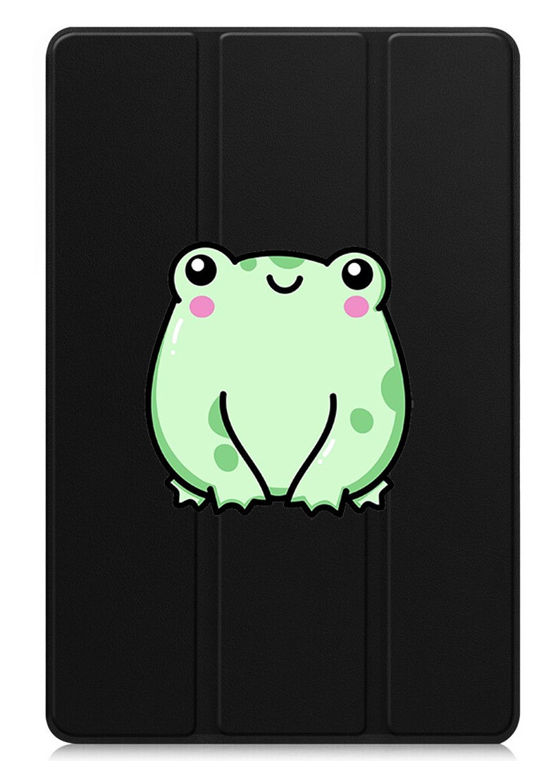 Theodor Protective Flip Case For Apple iPad Pro 13 (2024) With Trifold Stand Auto Wake Sleep Shockproof Cover frog - Image 1