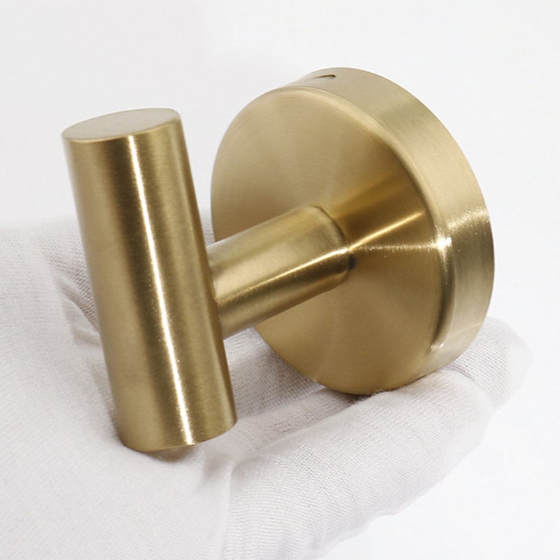 Stainless Steel Hook: Type 1 Gold Heavy Duty Rustproof Waterproof - Smooth Edges Modern Design Wall Hook for Bathroom Kitchen Bedroom Entryway Office Dorm - Image 2