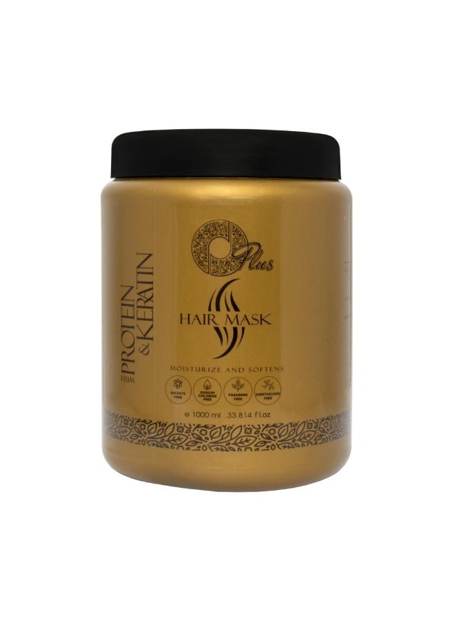 Oplus Complete 4 in 1 Hair Care Set – Protein & Keratin, Sulfate & Salt Free + Argan Oil Serum (3×1000 ml + 110 ml) + Gift - Image 5