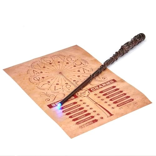 WOW! STUFF WOW! PODS Wizarding World: Deluxe Lumos Wand - Hermoine Granger - 14" Hand-Painted Replica, LED Tip, Spell Poster, Collectible Harry Potter Toy, App Photo Play - Image 2