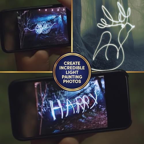 WOW! STUFF WOW! PODS Wizarding World: Deluxe Lumos Wand - Hermoine Granger - 14" Hand-Painted Replica, LED Tip, Spell Poster, Collectible Harry Potter Toy, App Photo Play - Image 5